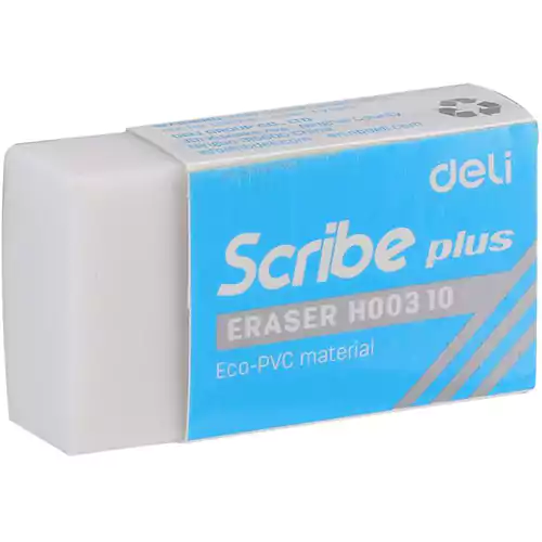 أستيكة ديلي سكرب بلس، مستطيلة، قطعة واحدة، أبيض، H00310