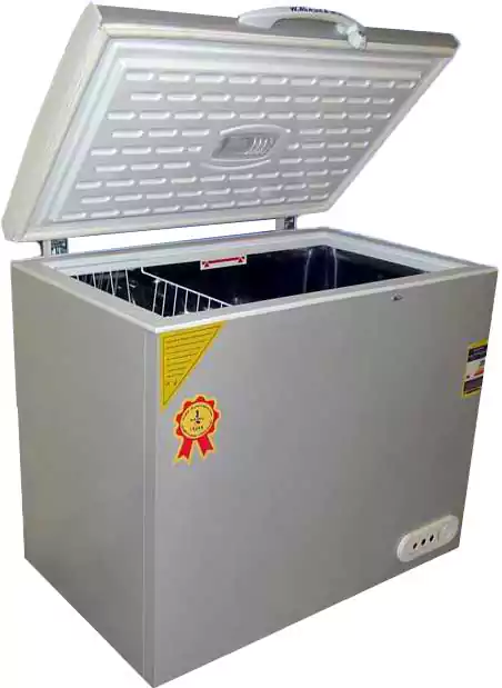 ديب فريزر أفقي الاسكا ديفروست، 270 لتر، فضي، CH270