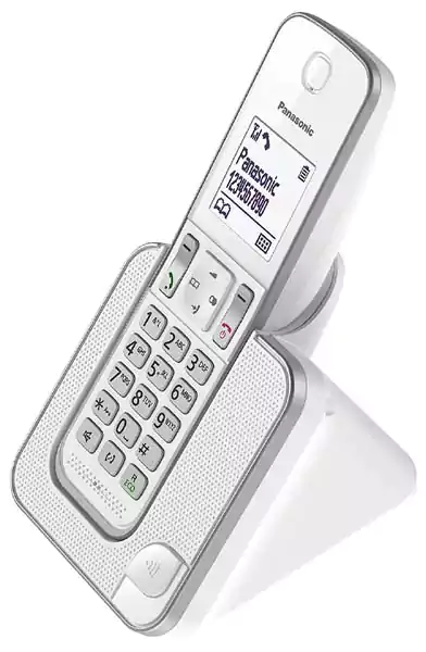 تليفون بناسونيك لاسلكي ارضي KX.TGD310 - ابيض