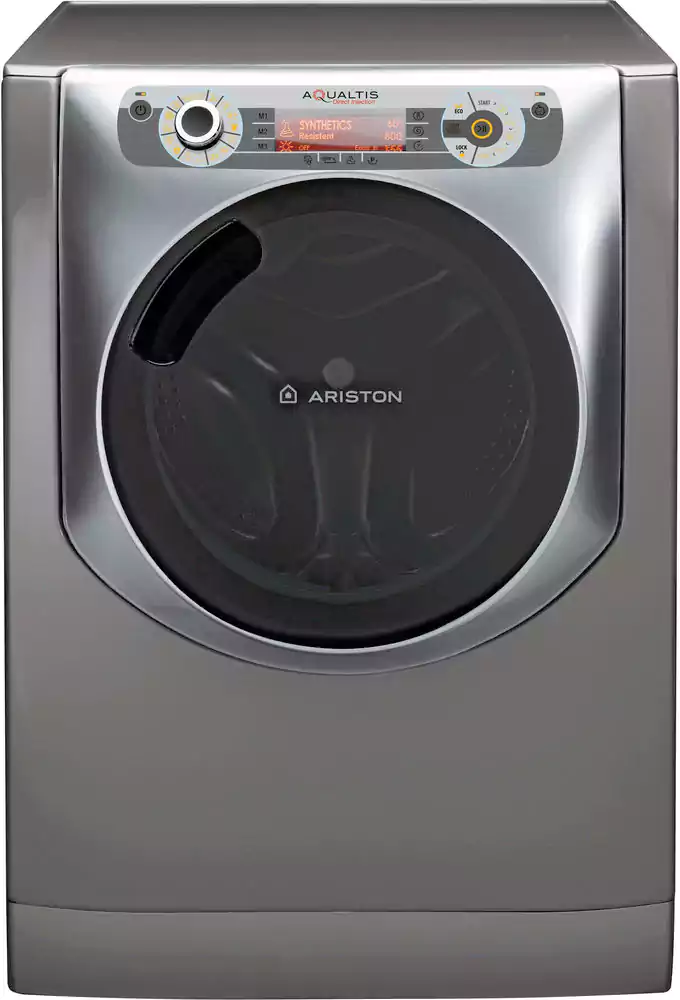 غسالة ملابس فول أوتوماتيك اريستون، تحميل أمامي، 11 كجم، فضي، AQ113D697DXEX