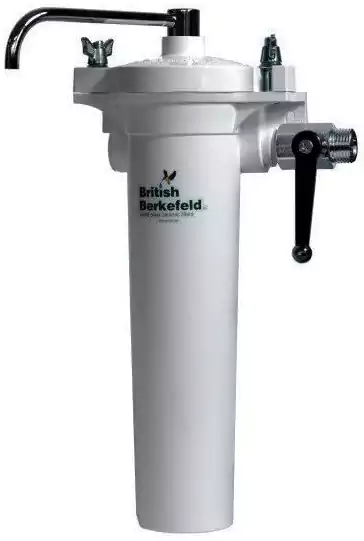 فلتر مياه بريتش بريكفيلد، مرحلة واحدة، 300 لتر- ساعة، شمع سيراميك، Berkefeld