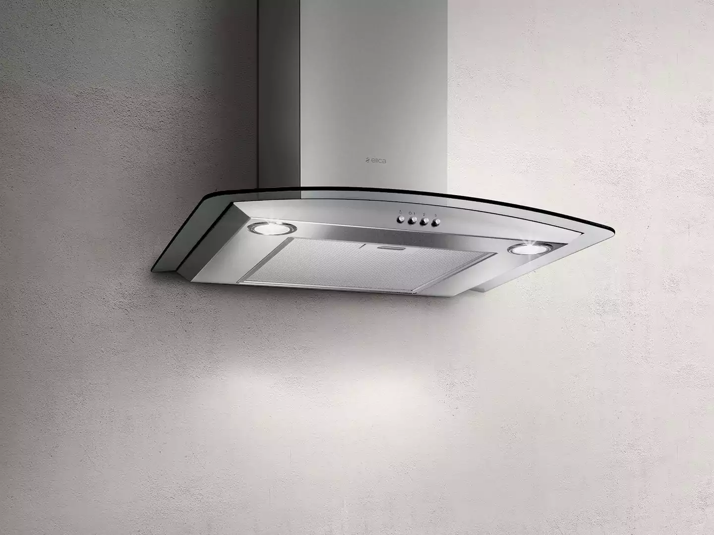 شفاط بلت ان اليكا هرمي ديكوريتف منحني ، 90 سم، 3 سرعات، سيلفر، CIRCUS IX-A-90