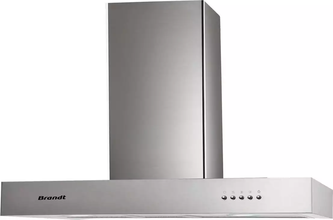 شفاط بلت ان براندت حرف تي، 90 سم، 3 سرعات، سيلفر، AD1519X