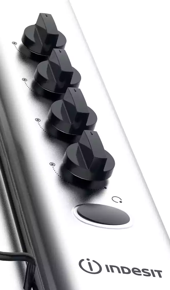 بوتاجاز مسطح بلت ان انديست، 60 سم، 4 شعلة غاز، فضي، PAA 642 IX-I EX