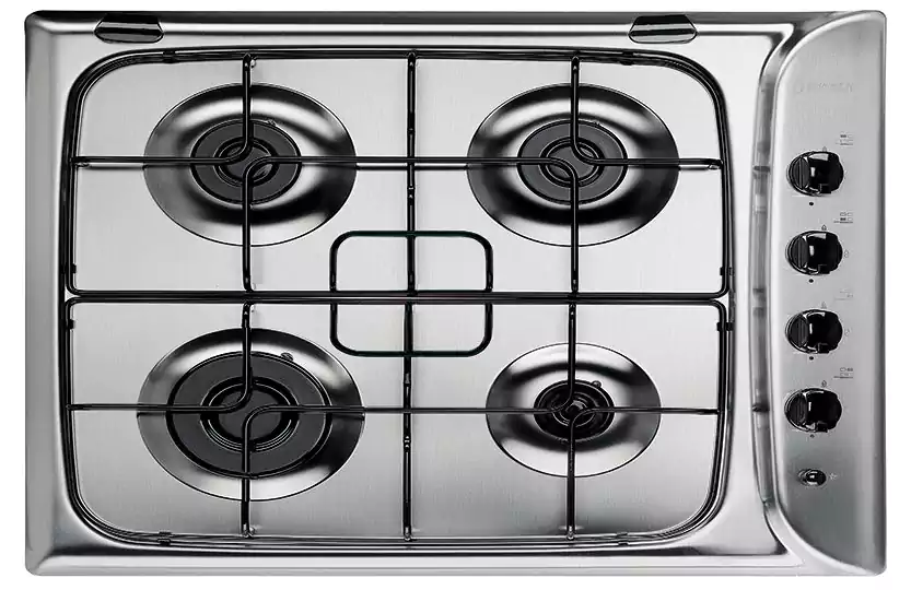 بوتاجاز مسطح بلت ان اندسيت، 60 سم، 4 شعلة غاز، فضي، PIM 640 ASTI