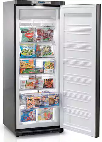 ديب فريزر رأسي كريازي، نوفروست، 6 درج، فضي، KH256VF