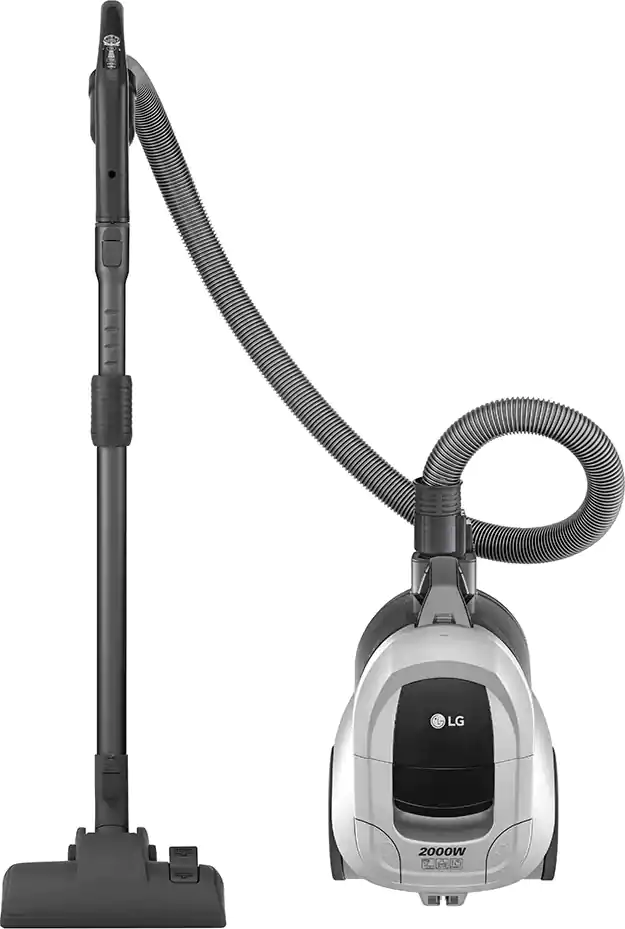 مكنسة كهربائية ال جي، 2000 وات، فلتر هيبا، فضي، VC5420NHTS