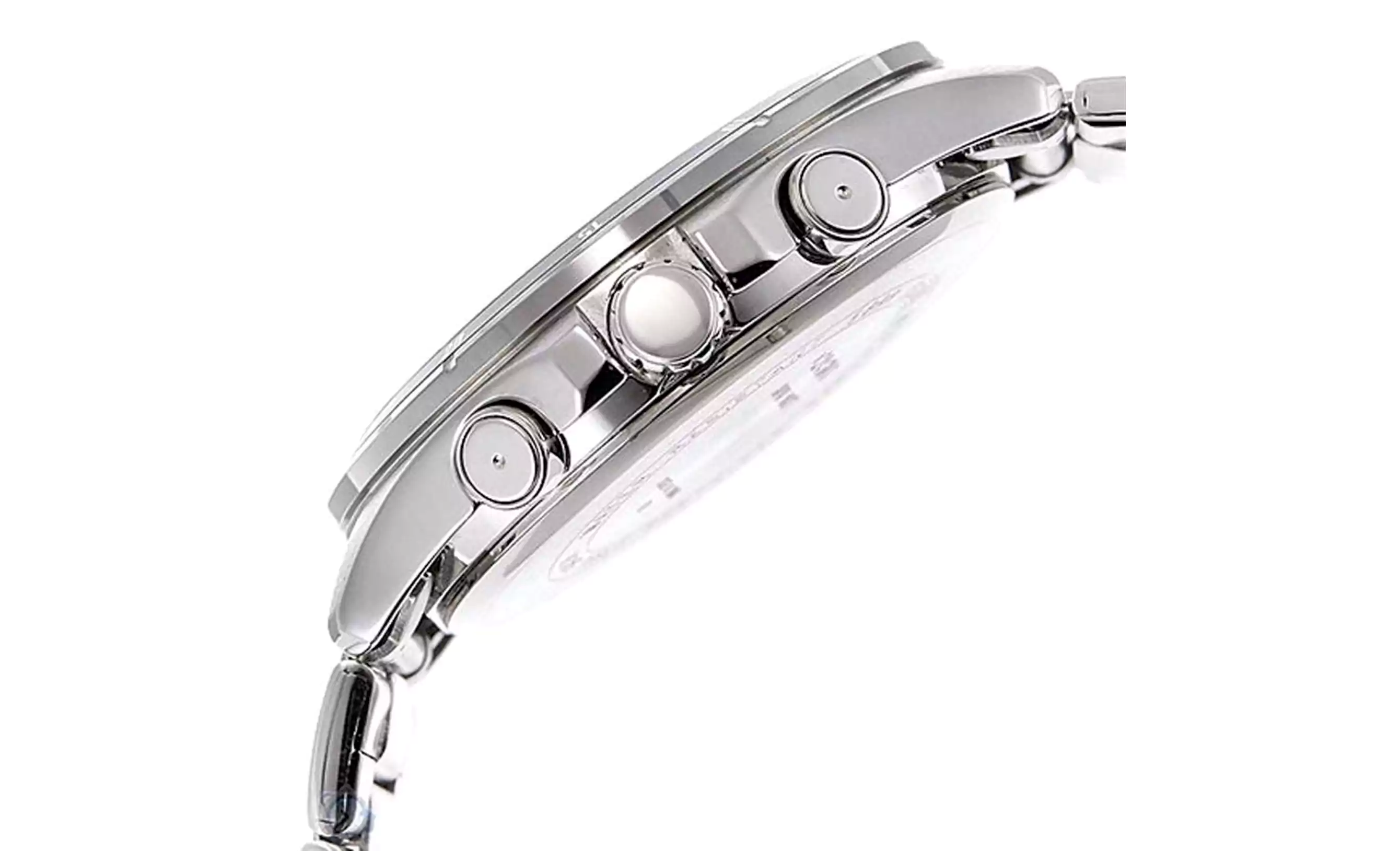 ساعة كاسيو رجالي، عقارب، بسوار ستانلس ستيل، فضي، MTP-1374D-1AVDF