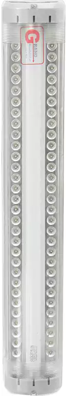 كشاف حائط جراند، 64 لمبة ليد، 20 وات، إضاءة بيضاء، يعمل حتى 20 ساعة، قابل لإعادة الشحن، أبيض