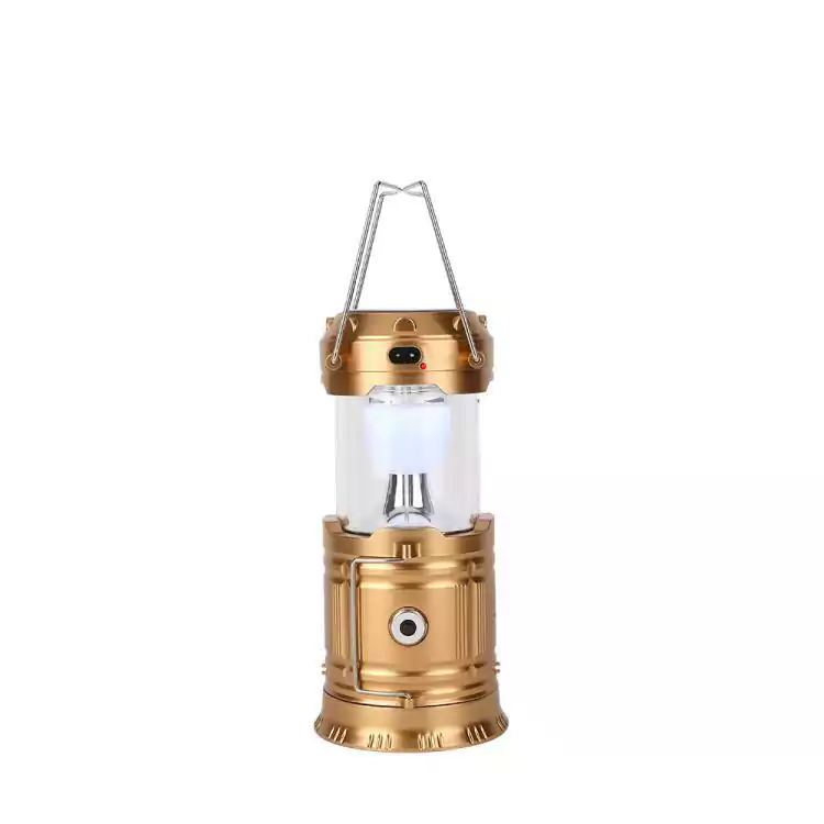 كشاف يدوي، ليد، إضاءة بيضاء، قابل لإعادة الشحن، ذهبي، HS.5900T