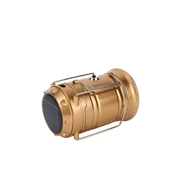 كشاف يدوي، ليد، إضاءة بيضاء، قابل لإعادة الشحن، ذهبي، HS.5900T