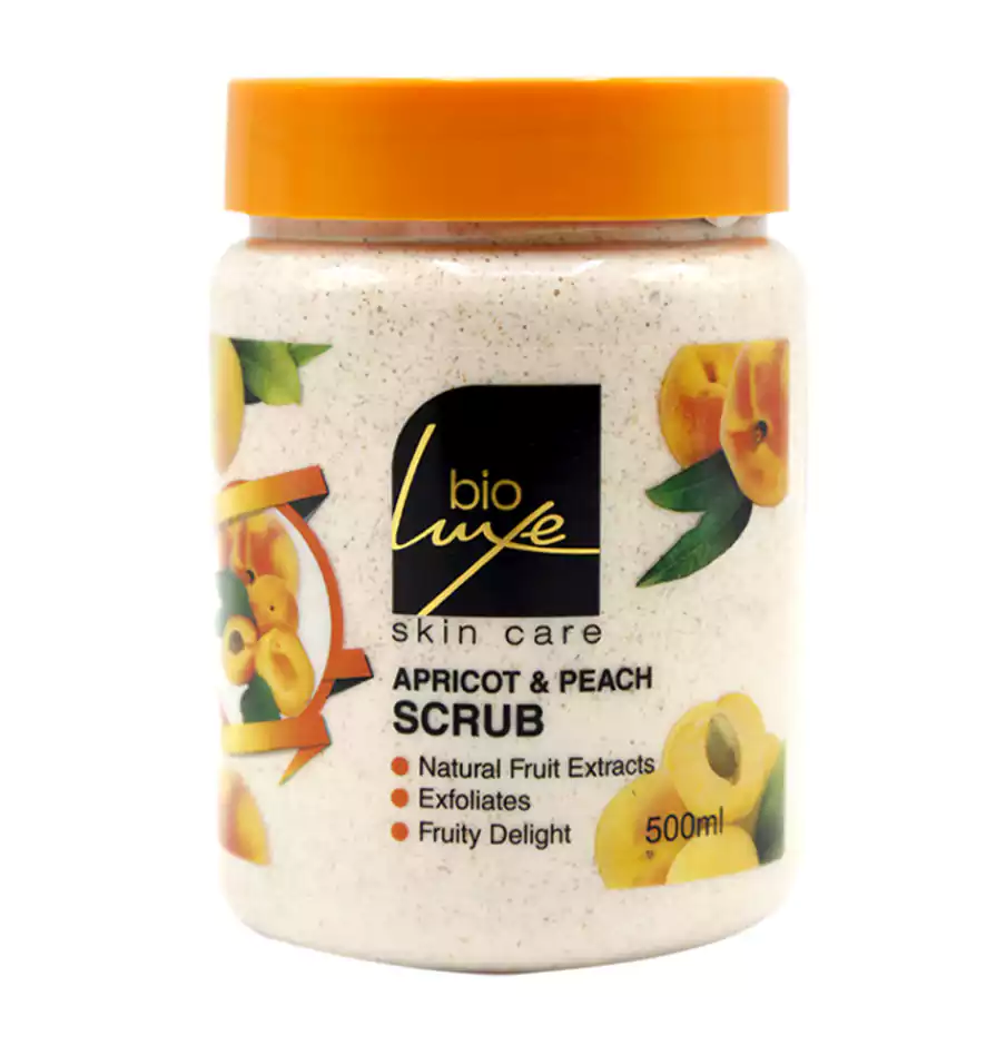 مقشر الجسم بايولوكس بالخوخ و المشمش، 500 مل .