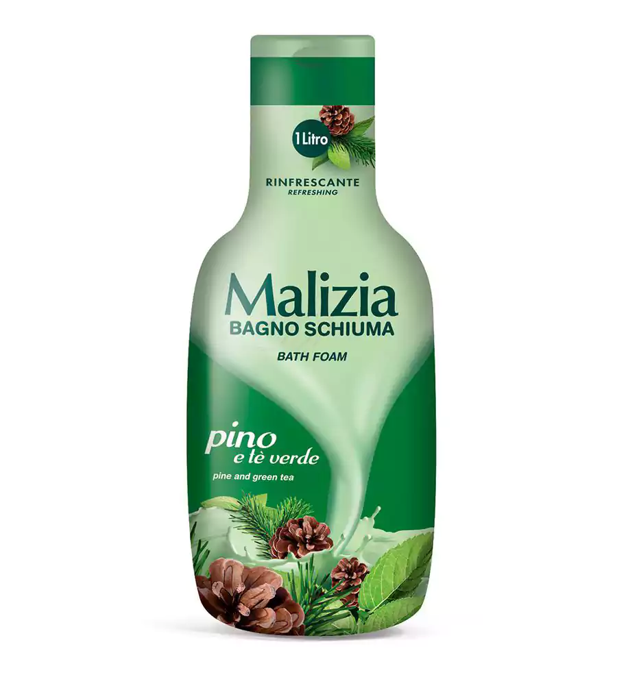 شاور فوم ماليزيا بالصنوبر والشاى الاخضر، 1 لتر .