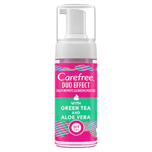 رغوة تنظيف للمناطق حساسة بالشاى وصبار من كير فرى 150 مل