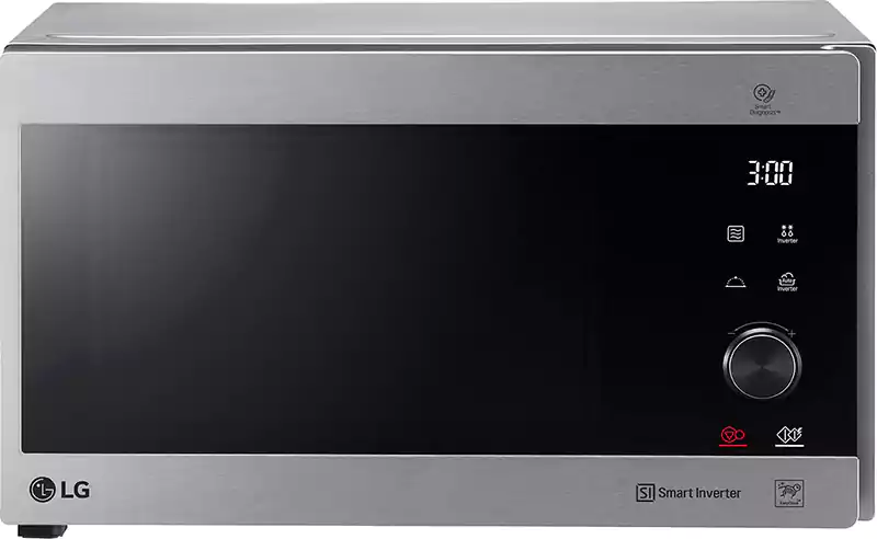 ميكرويف ال جي، 42 لتر، ديجيتال، انفرتر، بشواية، 1200 وات، فضي، MH8265CIS