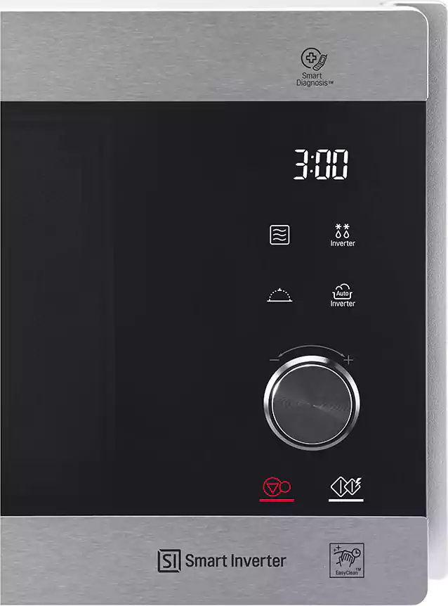 ميكرويف ال جي، 42 لتر، ديجيتال، انفرتر، بشواية، 1200 وات، فضي، MH8265CIS