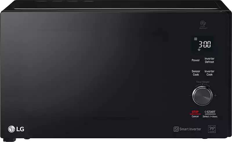 ميكرويف ال جي، 42 لتر، شواية، انفرتر، 1200 وات، ديجيتال، أسود، MH8265DIS