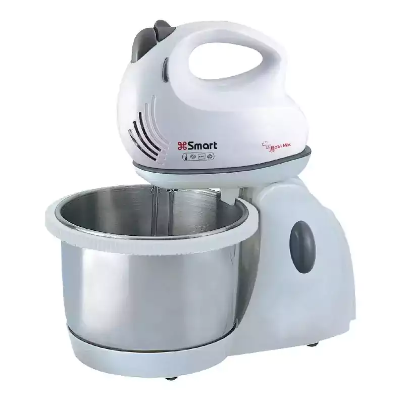 مضرب بيض بالعجان سمارت بول مكس، 250 وات، 2.2 لتر، 5 سرعات، أبيض، SM522