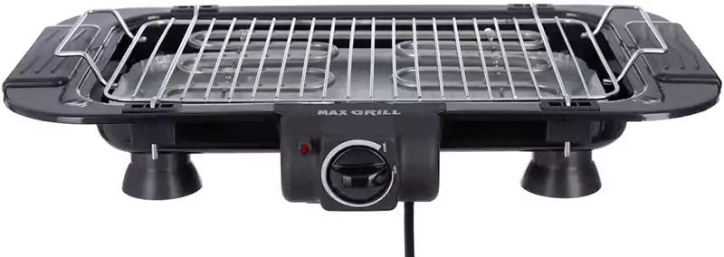 شواية كهربائية ماكس جريل، ترموستات، 2000 وات، أسود، MAR-200T