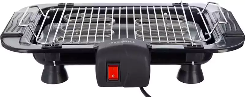 شواية كهربائية ماكس جريل، ترموستات، 2000 وات، أسود، Mar-200