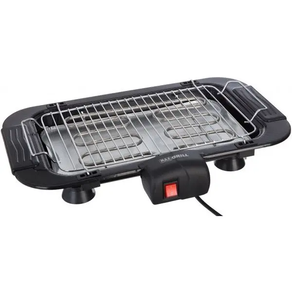 شواية كهربائية ماكس جريل، ترموستات، 2000 وات، أسود، Mar-200