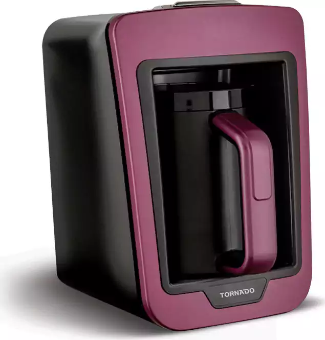 ماكينة تحضير القهوة التركي تورنيدو أوتوماتيك، 735 وات، بنفسجي × أسود، TCME-100 V