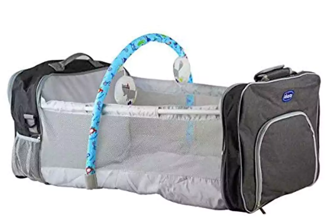 شنطة سرير جراند شيكو، رمادي