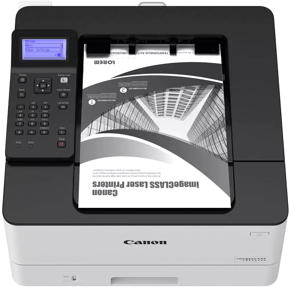 طابعة ليزر أحادية اللون كانون اي سينسيز، (طباعة - طباعة دوبلكس)، Wi-Fi، أبيض × أسود،  LBP214DW