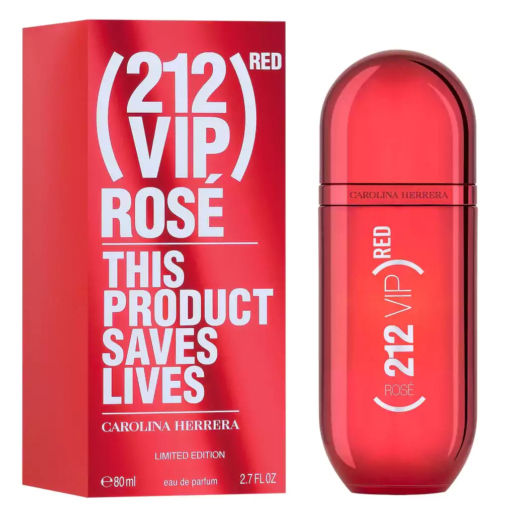 عطر 212 في اي بي ريد روز من كارولينا هريرا للنساء  او دي بارفان 80 مل