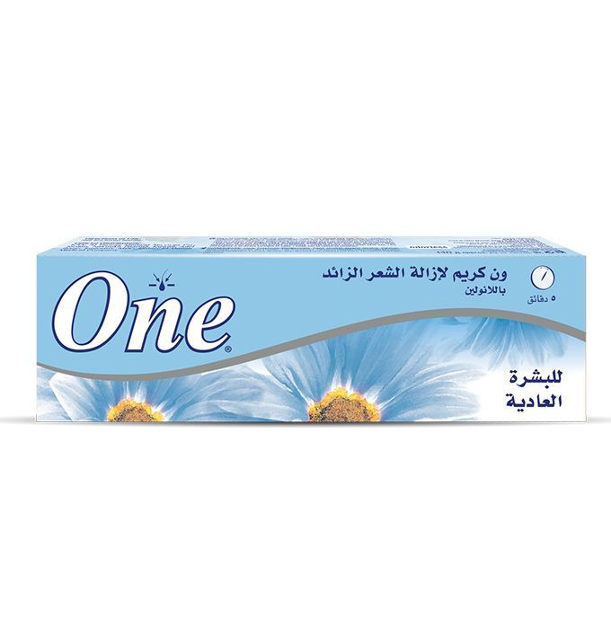 كريم لازالة الشعر مع لانولين للبشرة العادية من وان 90 جم