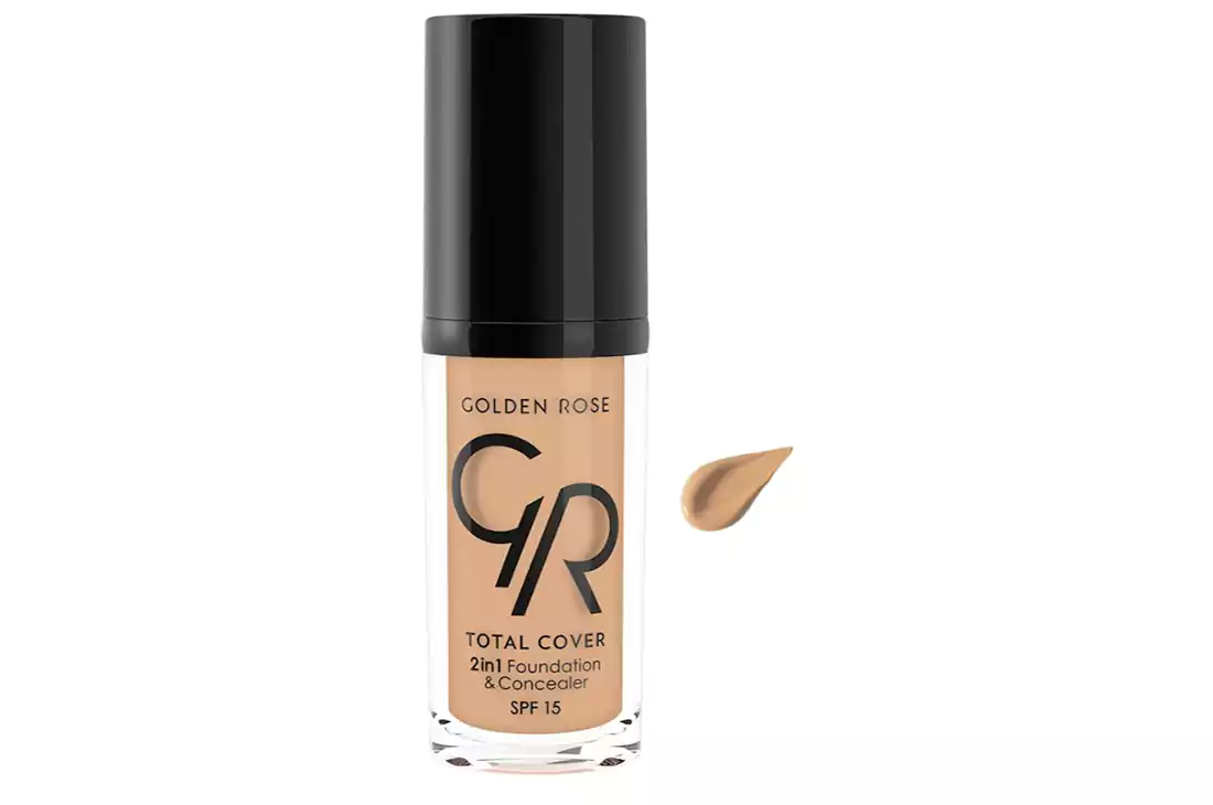 كونسيلر وفاونديشن جولدن روز 2 في 1 بتغطية كاملة، 04