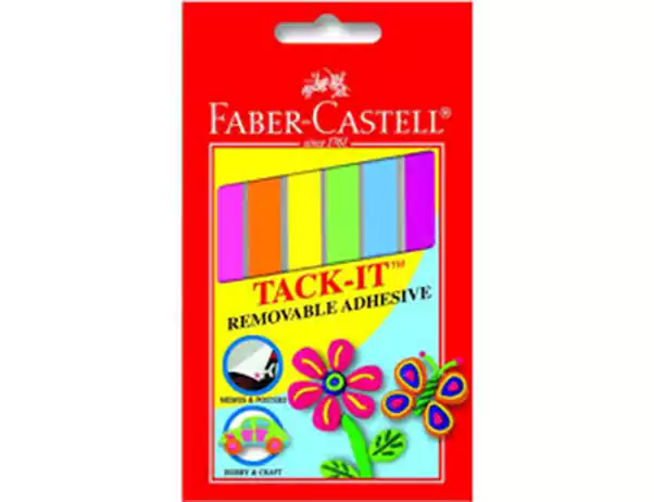 مجموعة من الأشرطة الملونة من تاك إت من فابر كاستل، 50 جرام، ألوان متعددة