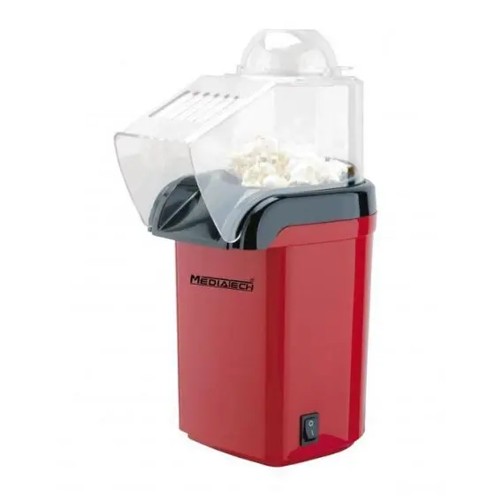 MediaTech Popcorn making machine, 1200 Watt, Red, MT-PC300