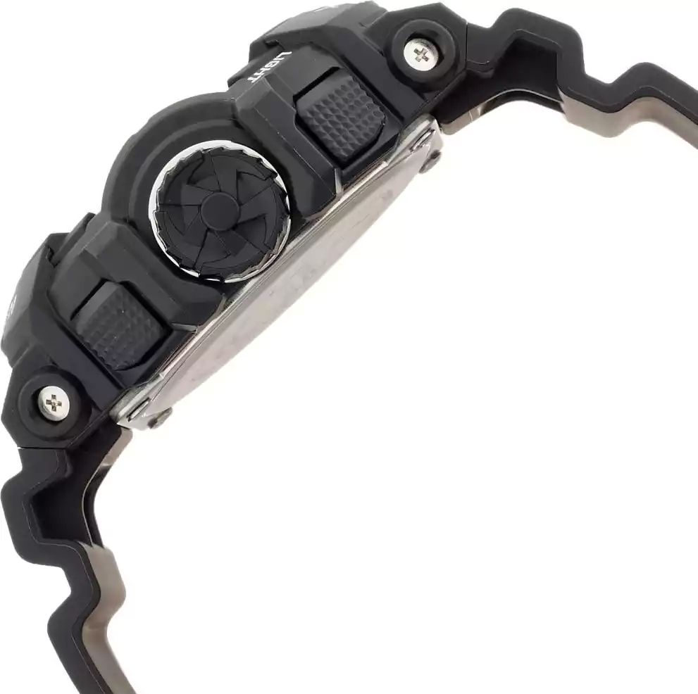 Casio G-Shock Watch for Men, Resin Band, Analog and Digital, Black GA.400GB.1ADR