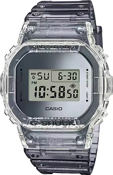 Casio G-Shock Men's Watch, Digital, resin strap, Gray DW.5600SK.1DR