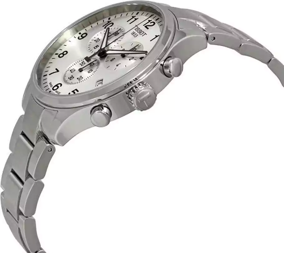 ساعة تيسوت 1853 رجالي، عقارب،  سوار ستانلس ستيل، سيلفر، T116.617.11.037