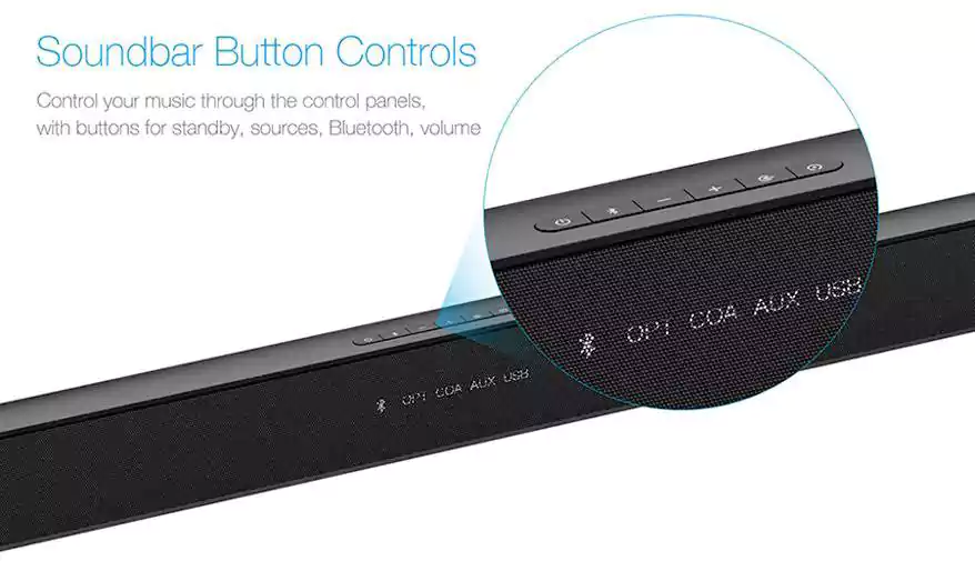 سماعات مسرح منزلي من اف اند دي ، مع صب لاسلكي، أسود، T-388