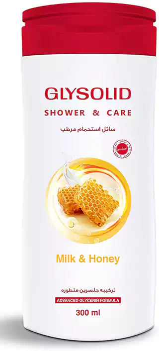 شاور جل جليسوليد بالحليب والعسل، 300 مل .