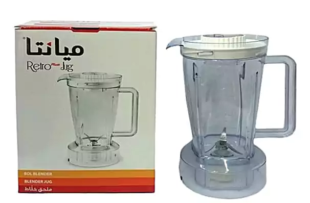 دورق خلاط ميانتا الدائري، أبيض