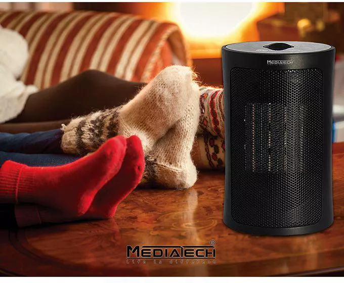 دفاية سيراميك ميديا تك، 1500 وات، أسود، MT-002