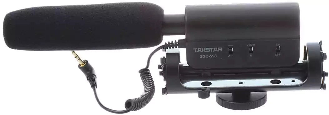 ميكروفون تيكستار، مكثف، سلكي، محمول، ميكروفون كاميرا، أسود، SGC 598