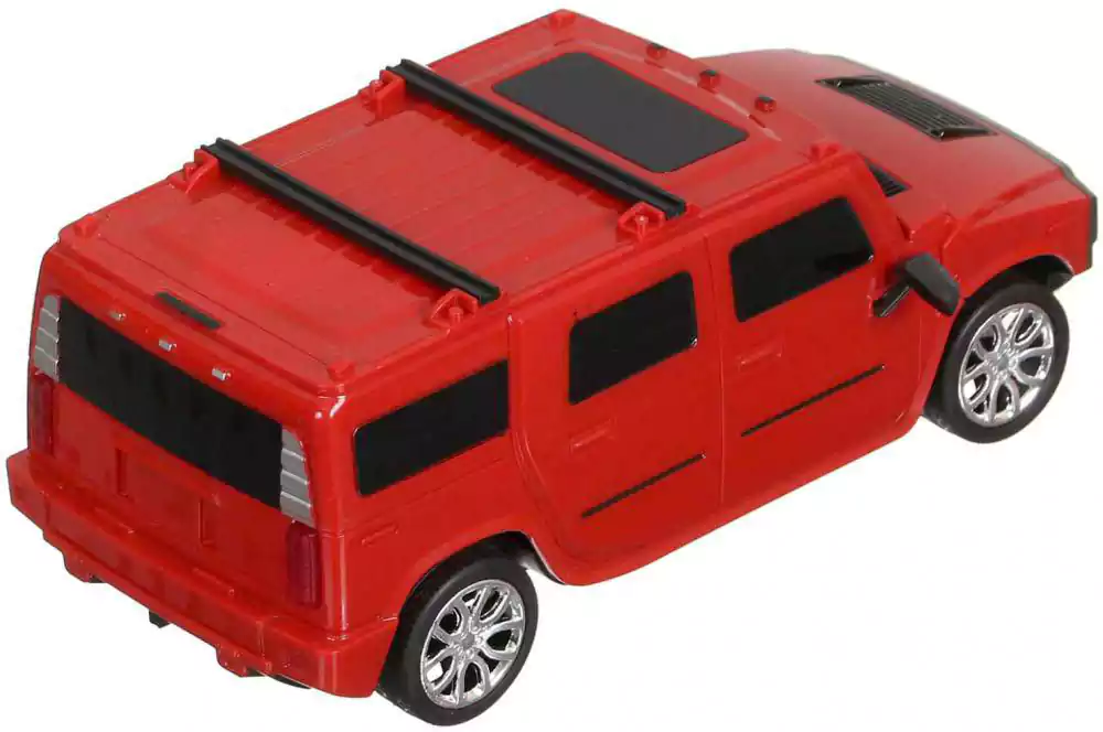 لعبة سيارة، مع ريموت دريكسيون ودواسة وإشارة مرور، أحمر، 390B