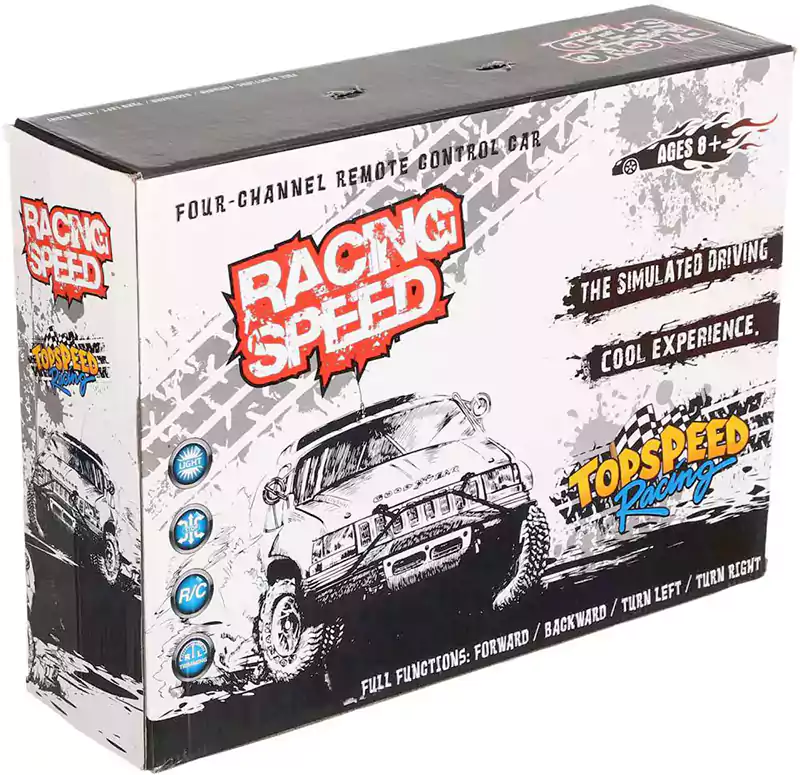 لعبة سيارة، مع ريموت دريكسيون ودواسة وإشارة مرور، أحمر، 390B