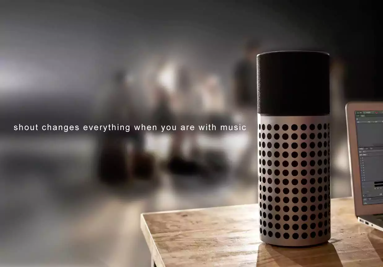 مكبر صوت روك لافا، بلوتوث ، واي فاي، تحكم باللمس، ألوان متعددة