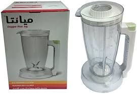 دورق خلاط ميانتا بلاستيك دائري، أبيض CH644