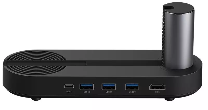 منصة شحن وتوصيل ونقل بيانات لهواتف اندرويد الذكية تايب سي هونر، أسود