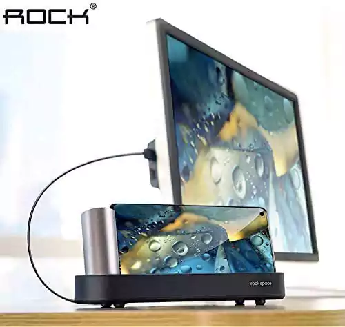 منصة شحن وتوصيل ونقل بيانات لهواتف اندرويد الذكية تايب سي هونر، أسود