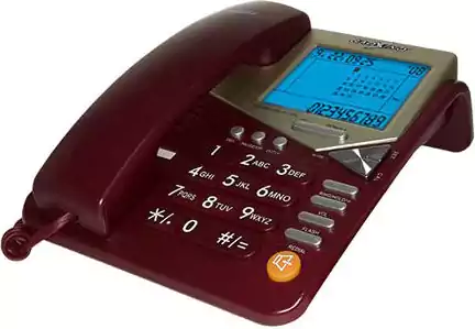 تليفون أرضي سلكي جاوكسنكي، ذاكرة اتصال، شاشة LCD، إظهار هوية المتصل، نبيتي، HCD 399 (302) P-TSDL