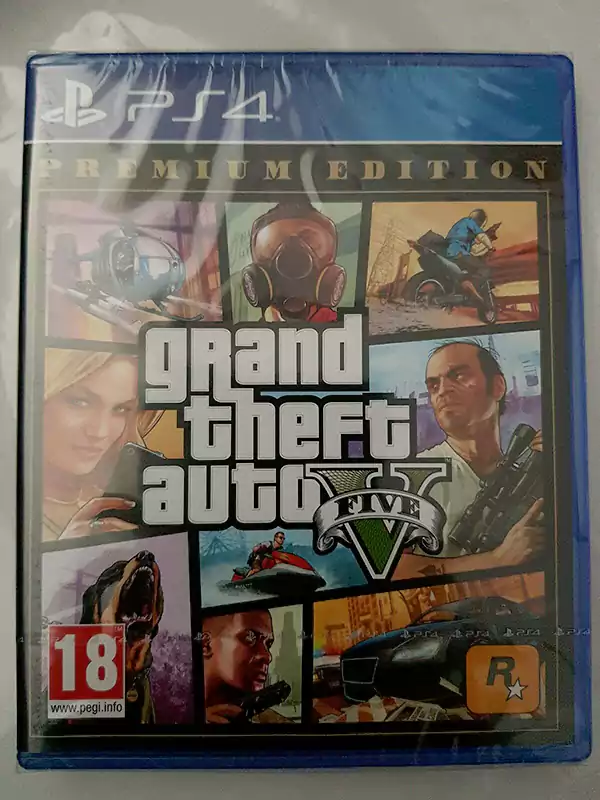لعبة GRAND THEFT AUTO V DVD بلايستيشن 4