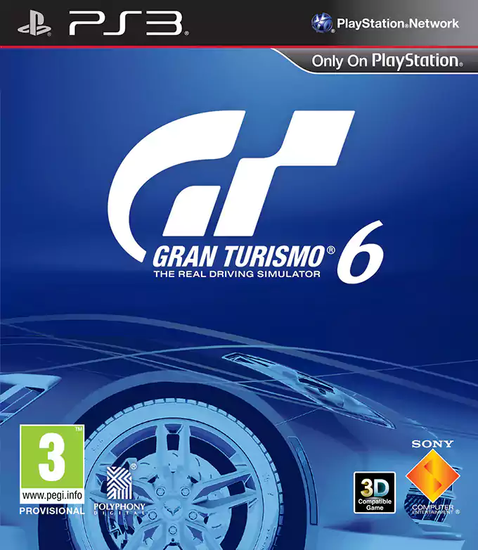 لعبة GRAN TURISMO 6 PS3 بلايستيشن 3